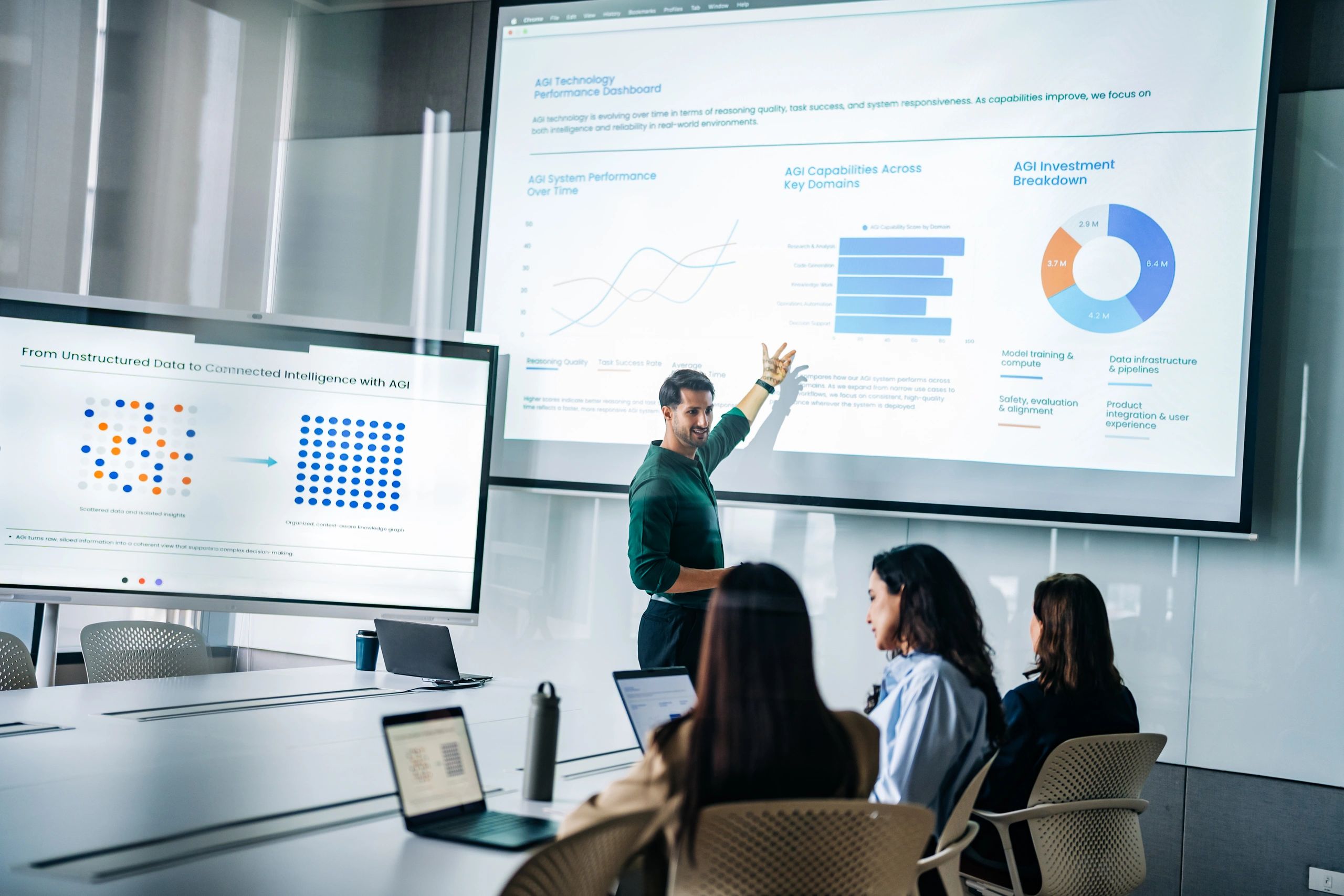 Technology presentation focused on digital infrastructure strategy