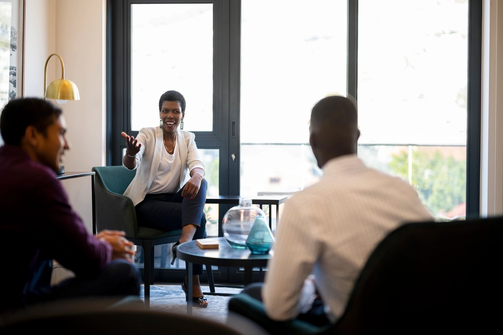 Business process workshop with African professionals